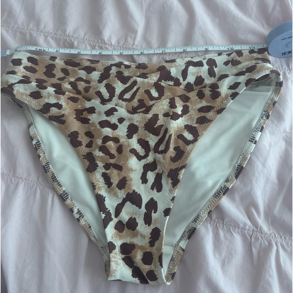 Aerie Leapord Print Bikini Bottoms Cheeky